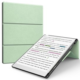 TiMOVO Stand Case for Remarkable Paper Pro 11.8 Inch 2024, Multi Angle Foldable Folio Cover with Pen Holder for Remarkable Paper Pro Color Tablet, Support Auto Wake/Sleep, Mint Green