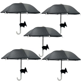 Bicycle, with Smartphone Holder, Umbrella, Cute Mini Umbrella, Suction Cup Type, Rainproof, Light Blocking, Sunscreen, Smartphone Blackout Hood, Prevents Overheating of Smartphones, Anti-reflection