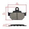 Celox Front Brake Pads for Suzuki LS650P Savage 650 1986-2004