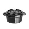 Vogue Cast Iron Round Mini Pot 49X99X130mm 240ml Stockpot Saucepan
