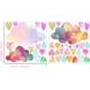 Easu Rainbow Wall Decal Girls Bedroom Decor (Heart)