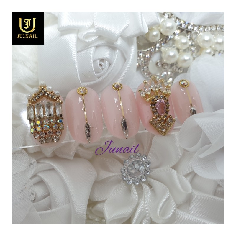 ❄️Palace handmade nail tips❄️ - Short Round Square / ❄️궁전