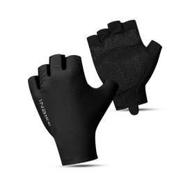 INBIKE Cycling Gloves Men Women MTB Mountain Bike Road Bike Gloves Summer Haslbfinger Fingerless Non-Slip Shockproof Elastic Reflective Breathable Cycling Black 2XL