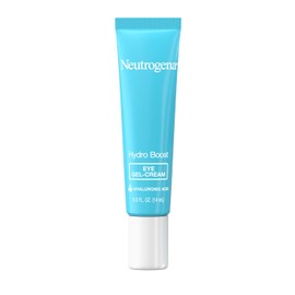 Neutrogena Hydro Boost - Crema para debajo de los ojos, con ácido hialurónico purificado, mantiene la zona debajo de los ojos con un aspecto suave e hidratado, sin fragancia y no comedogénica, 0.5