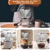 Pour Over Coffee Dripper，Reusable Stainless Steel Drip Cone Coffee Filter,