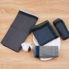 HOULIFE Mens Pure Cotton Stripe Check Classic Daily Use Handkerchiefs