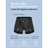 TIICHOO Incontinence Underwear for Men Washable Soft Reusable Leakproof Boxer