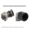 GOOFIT Black Motorcycle Carburetor Intake Manifold Inlet Pipe Replacement for