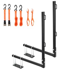 OUTPRIZE RV Tote Tank Carrier, RV Bumper Mount Tote Tank Holder with 2 Extra Premium Ratchet Straps, Fit Max 4.5" Bumper