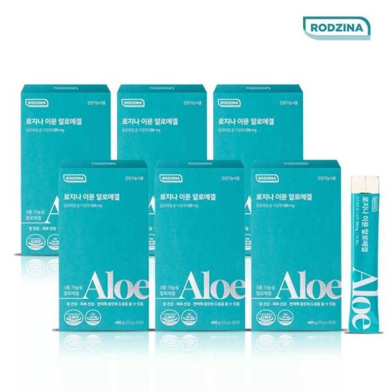 Rozina Immune Aloe Gel 6 boxes (120 packets) / 로지나