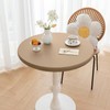 Huierxun Round Fitted PU Tablecloth with High Elastic Edge 59