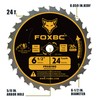 FOXBC 6-1/2 inch Circular Saw Blade 24T 40T 60T Combo