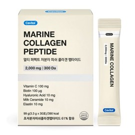 Sevitol 멀티 퍼펙트 저분자 피쉬 콜라겐 펩타이드 30포 1세트 Multi Perfect Low Molecular Fish Collagen Peptide 30 Pack 1 Set