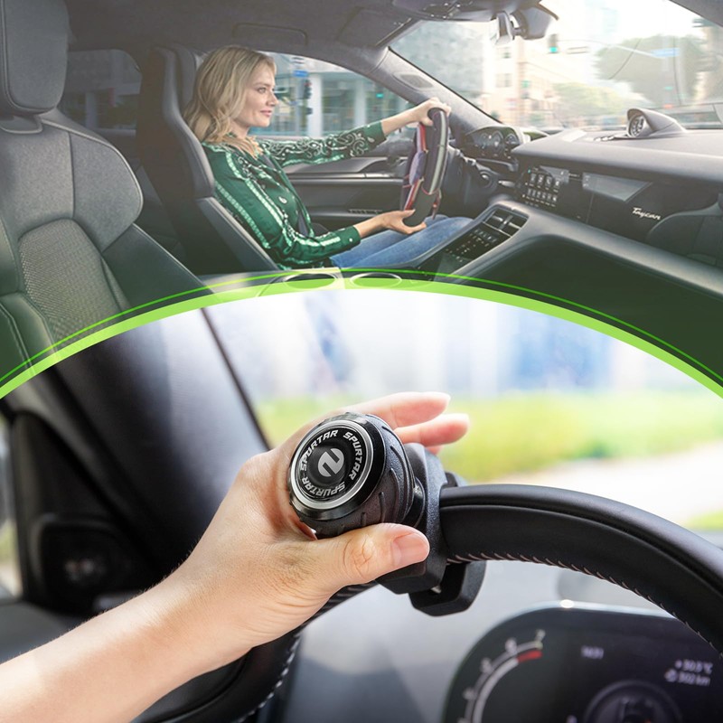 Spurtar Steering Wheel Knob Spinner, 2Pack Universal Car Suicide Knob