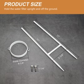 scottchen PRO RV Water Filter Stand, Keeps Water Filters Upright and Off The Ground, Reduces Hose kinking-1 Pack