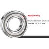 Wolfride 10Pcs Router Bit Bearing Set Top Bearings for Flush