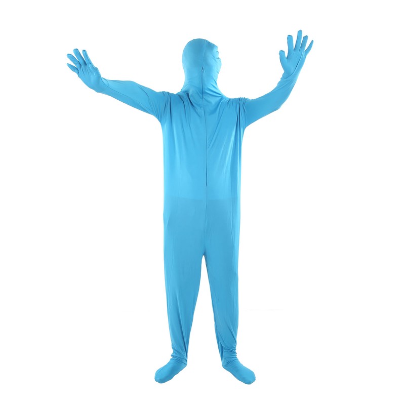 Photography Chromakey Bodysuit Blue Special Effects Full Body Stretch Fabric