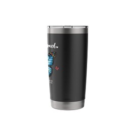 Be Transformed Romans 12:2 Butterfly Christian Bible Verse Stainless Steel Insulated Tumbler