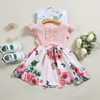 VEOAY Baby Girls Floral Dress Adorable Casual Dress for Baby