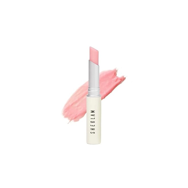 Shglam, Bálsamo Labial Color Rosa Natural, Lip Balm, Hidratante de