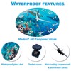 Large Outdoor Clock Waterproof - Coastal Beach Nautical Ocean Wall