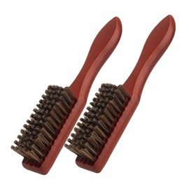 Ipetboom 2pcs Wooden Beard Grooming Brush Set for Men Portable Hair Brush for Styling Curl Comb for Travel Everyday Use