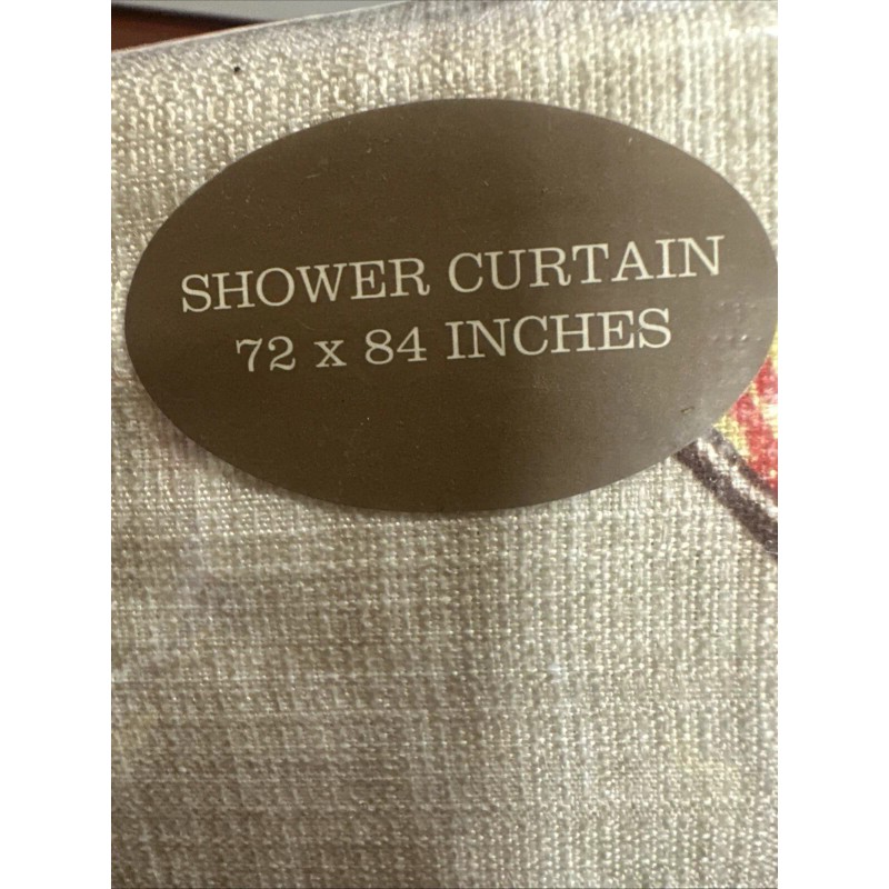 Tommy Bahama Shower Curtain Beach Chair Coastal Vibes NEW