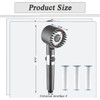 Ion Shower Drops Head Filtered Showerhead, Shower Head with Filter