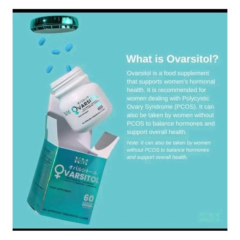 KAT MELENDEZ OVARSITOL Women’s Hormone Balance Supplement | 60 Capsules