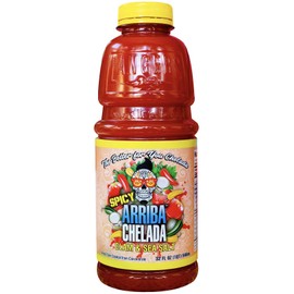 Arriba Chelada, Spicy Clam & Sea Salt, 32 fl. oz.12 Count(Pack of 1)