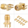 10 pcs RF Connector Adapter, SMA Female Connector, SMA Jack,