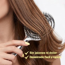 HALOVIDA Cepillo para Cabello Desenredante, Sin Tirones, Anti Frizz