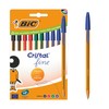 BIC Cristal Original Fine 0.8mm Fine Point Ballpoint Pen with