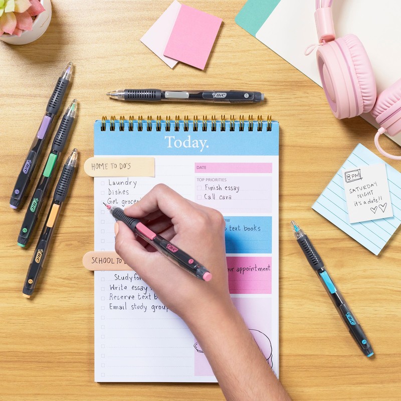 BIC Break-Resistant Mechanical Pencils with Erasers, HB Medium Point (0.7mm),