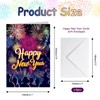 HOWAF 6 Pcs Happy New Year Cards 2025 New Year