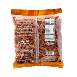 Pecan Nation Honey Roasted Georgia Pecans, 16 oz., Natural, No Preservatives, Anti-oxidant Rich, Non-GMO, Irresistible Healthy Snacking Pecans for Adults and Kids