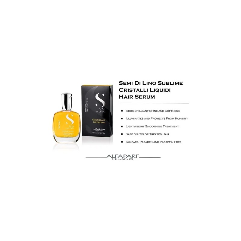 Cristalli Liquido Semi Di Lino Diamont Alfa Parf 50ml Brillo