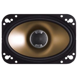 Polk Audio (2) Polk DB461 | 4x6 Inch 120W 4 Ohm 2-Way Coaxial Car Audio / Marine Speakers