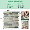 LONGKING Marble Peel and Stick Backsplash for Kitchen, 3D Adhesive