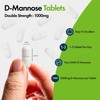 YourSupplements D-Mannose Tablets 1000mg | Easy Swallow Coated Tablets |