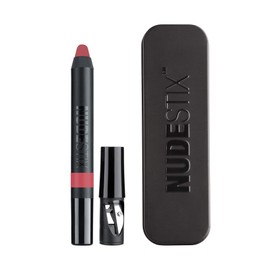 Nudestix Magnetic Matte Lip Color, Lipstick + Lip Liner + Lip Stain, 3-in-1Multi Use Makeup Pencil, Long Lasting Pigment, Kiss Proof, Smudge Proof, Waterproof, Bold Nude Looks, Shade: Saint