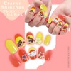 CareBears Character Care Bear, Nail Tip, Stickable and Removable, 3D,
