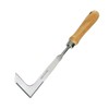 AIMALL Stainless Steel Weeder Tool with Wooden Handle, Lightweight Garden