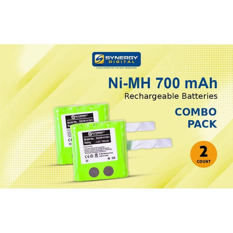 Midland BATT8R 2-Way Radio Battery Combo-Pack Includes: 2 x SD2W-H1001