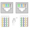 PENGLIN RJ45 8P8C DIN Rail Mount Ethernet Connector Distribution Breakout