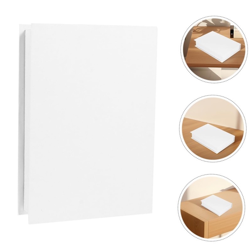 GLEAVI 3pcs Decorative Faux Books for Aesthetic Home Decor Lightweight