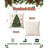 Christmas Pillow Covers (2, Forest Gingerbread, 18×18)