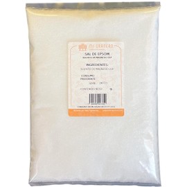 Sal Epsom Sulfato de Magnesio natural USP Alimenticio 1 kilo