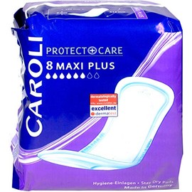 Caroli Protect + Care Maxi Plus Hygiene Pads 8 Pads