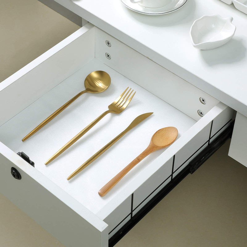 Shelf Liner, Original Silicone Shelf Liners for Kitchen Cabinets Non-Adhesive,
